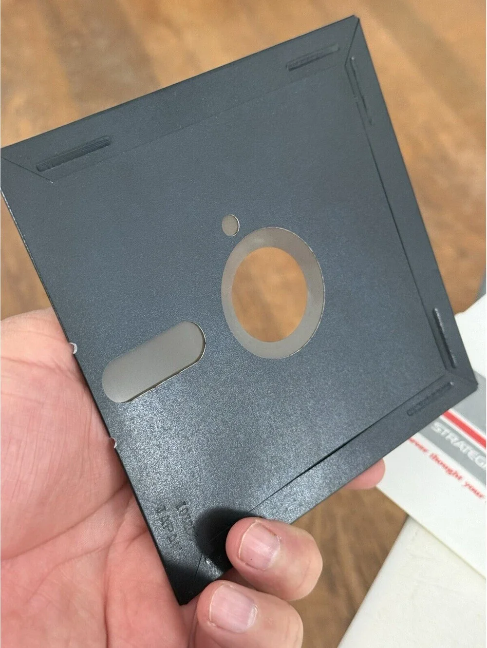 vintage 5.25-inch floppy disk for the 1981 computer game The Battle of Shiloh